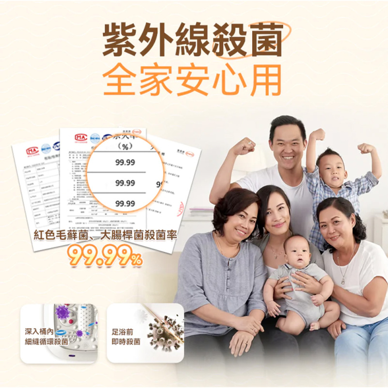 【最新上市】Yohome 家の逸 3D智能揉按足穴恆溫殺菌折疊足浴盆【原裝行貨 一年保養】