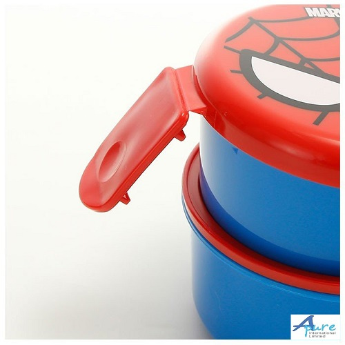 Skater-蜘蛛俠圓形雙層飯盒/兒童便當盒/兒童午餐盒/飯盒500ml(日本直送&日本製造)