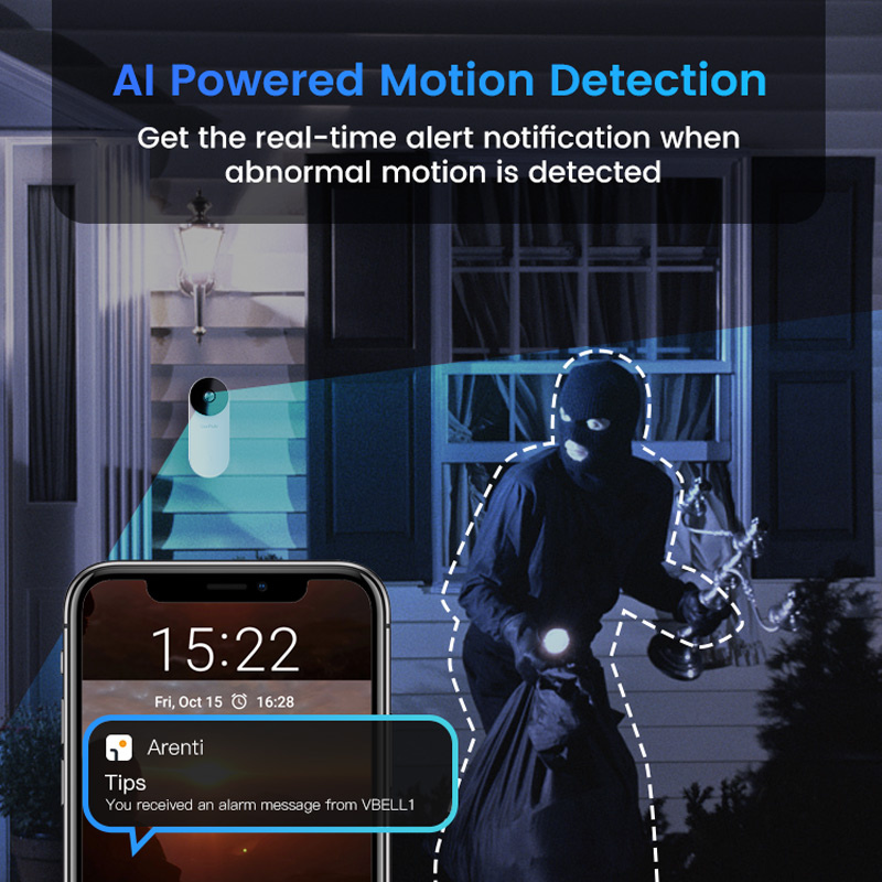 【新品到貨】Arenti Laxihub BellCam 1080P Wifi 無線門鈴攝影機【原裝行貨一年保養】