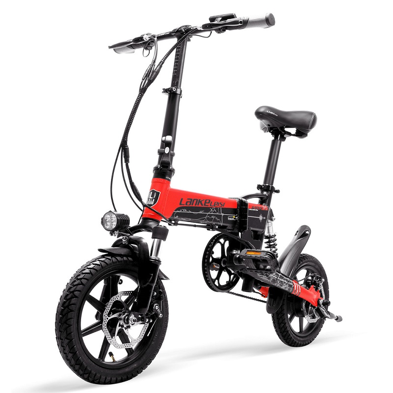Lankeleisi G100 電動助力避震單車 | 最大續航 55 | 公里最大速度 39公里/小時 | 電機功率400W