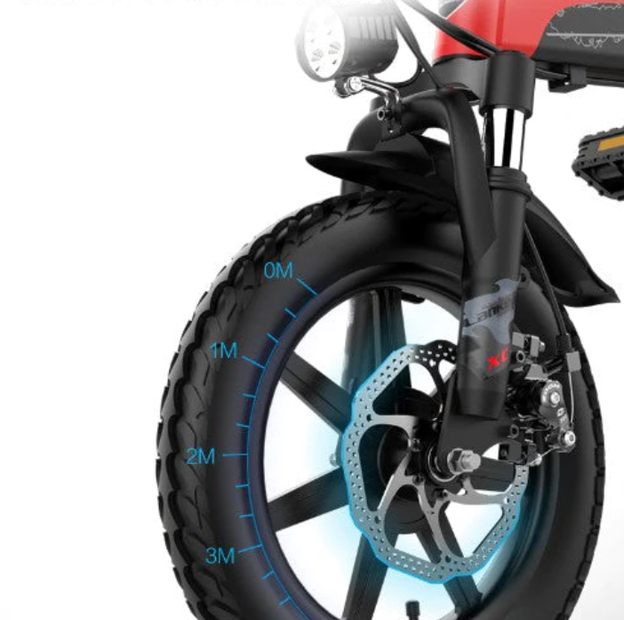 Lankeleisi G100 電動助力避震單車 | 最大續航 55 | 公里最大速度 39公里/小時 | 電機功率400W