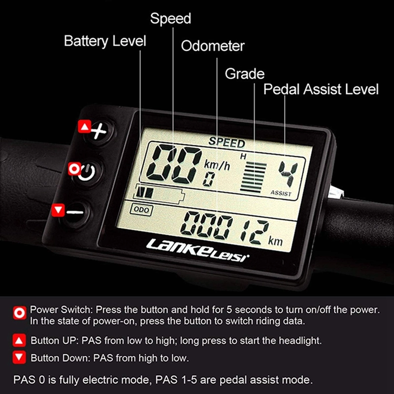 Lankeleisi G100 電動助力避震單車 | 最大續航 55 | 公里最大速度 39公里/小時 | 電機功率400W