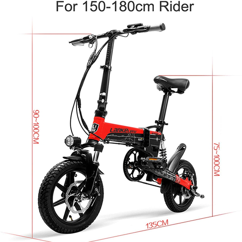Lankeleisi G100 電動助力避震單車 | 最大續航 55 | 公里最大速度 39公里/小時 | 電機功率400W