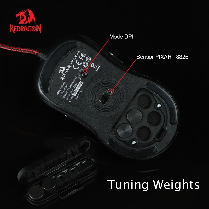 Redragon M702-2 PHOENIX 10000 DPI RGB Gaming Mouse Redragon M702-2 PHOENIX 10000 DPI RGB Gaming Mouse