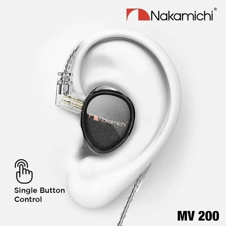Nakamichi - MV200 混合雙驅動入耳式監聽耳機