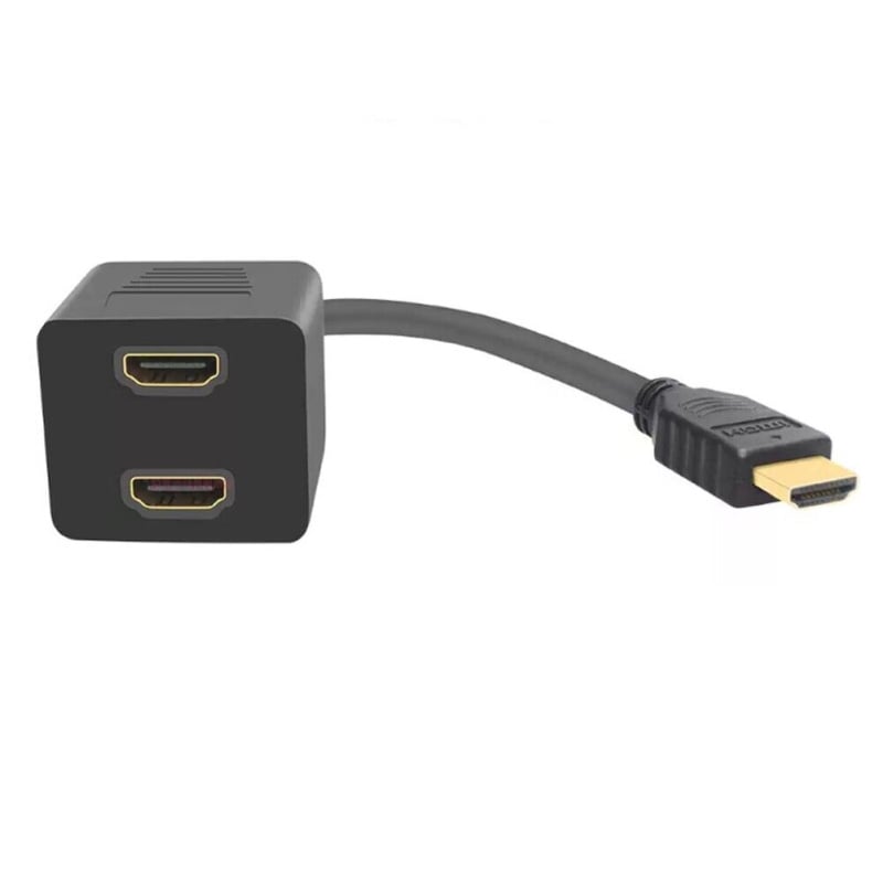 EW HDMI Splitter 1x2 1 in 2 out Adapter