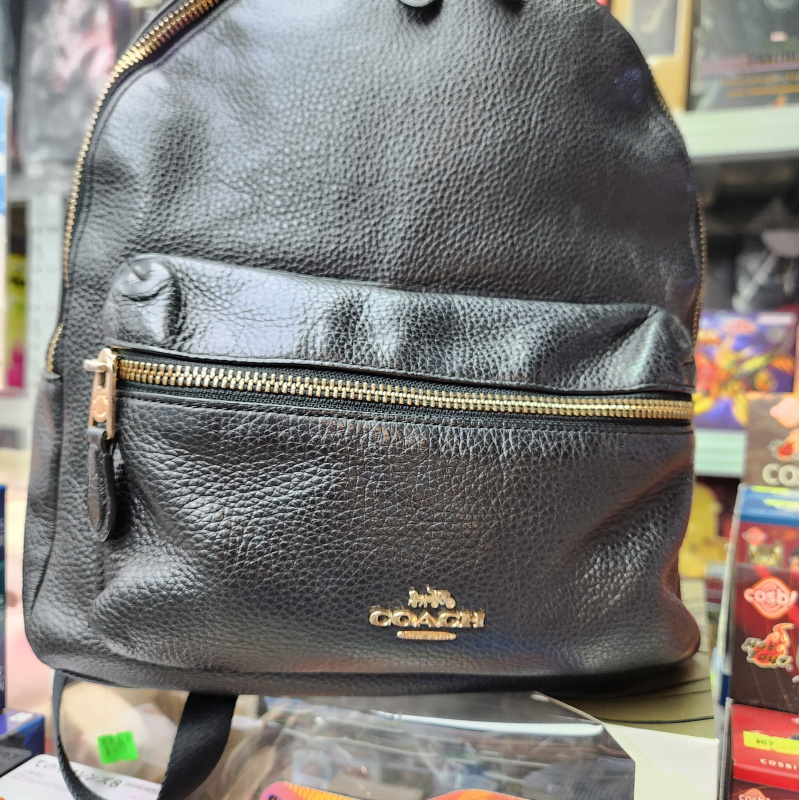 （日本直送 只此一個）95%新 Coach leather mini backpack ｜Coach 真皮小背包