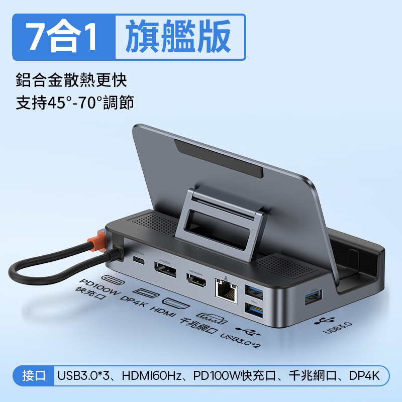 BASEUS倍思 多合一適用Steamdeck拓展塢BS-OH115