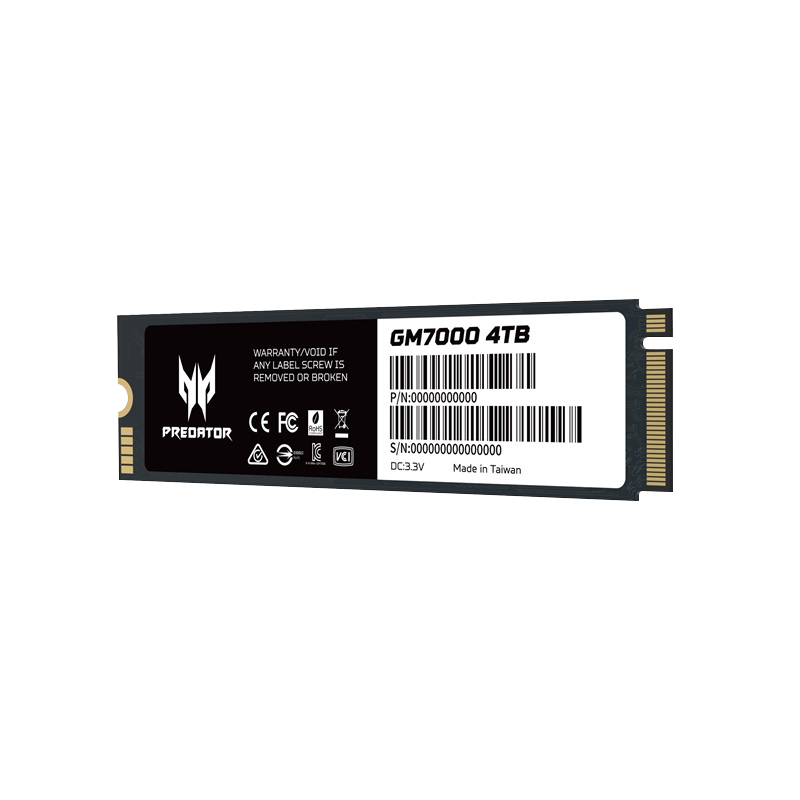 ACER Predator GM7000 (2TB) PCIe 4.0 DRAM M.2 Gaming SSD (HD-AGM702T)  [現金/轉數快優惠 $2699]