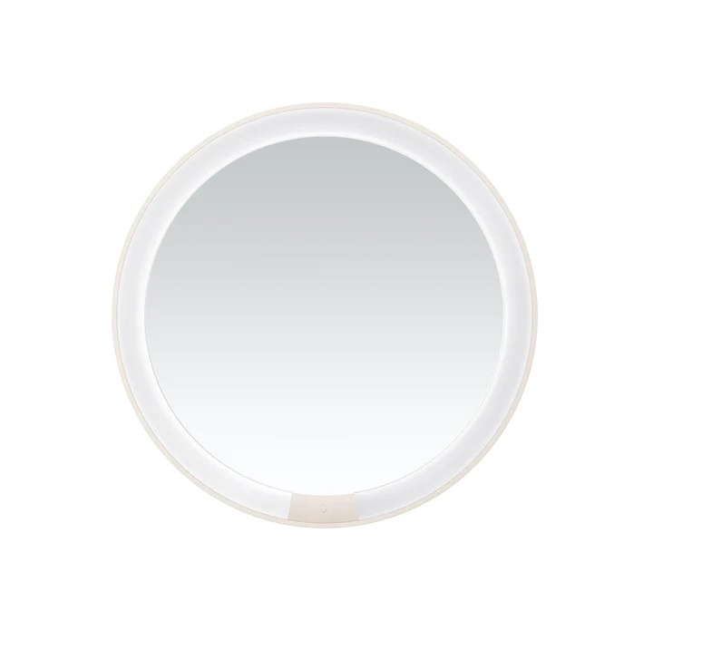 AMIRO Cube S LED磁吸美妝鏡折疊收納化妝箱 [米白色包包鏡]