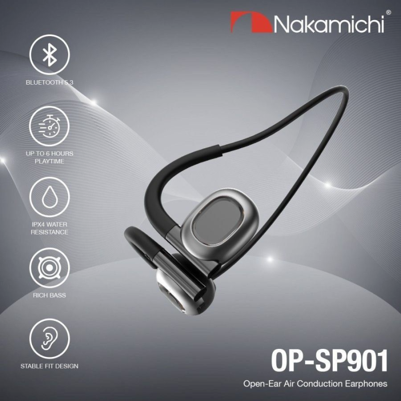 NAKAMICHI - OP-SP901 空氣傳導藍牙耳機