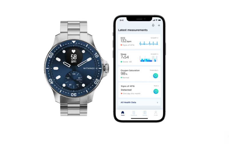 Withings ScanWatch Horizon 經典款智能手錶