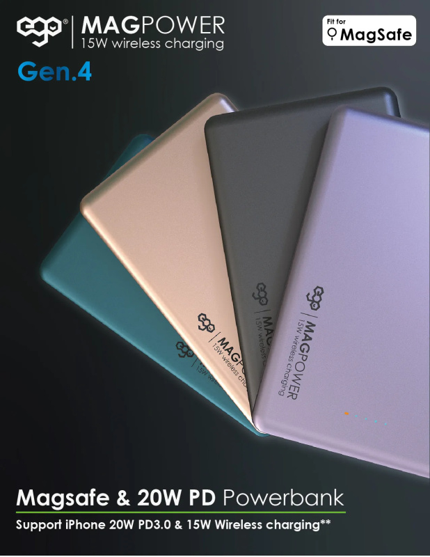 EGO MAGPOWER Gen.4 10000mAh magsafe 移動電源