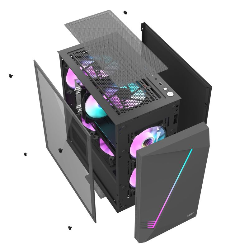 darkFlash AL390 M-ATX - BLACK
