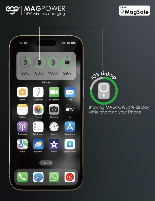 EGO MAGPOWER Gen.4.1 5000mAh magsafe 移動電源