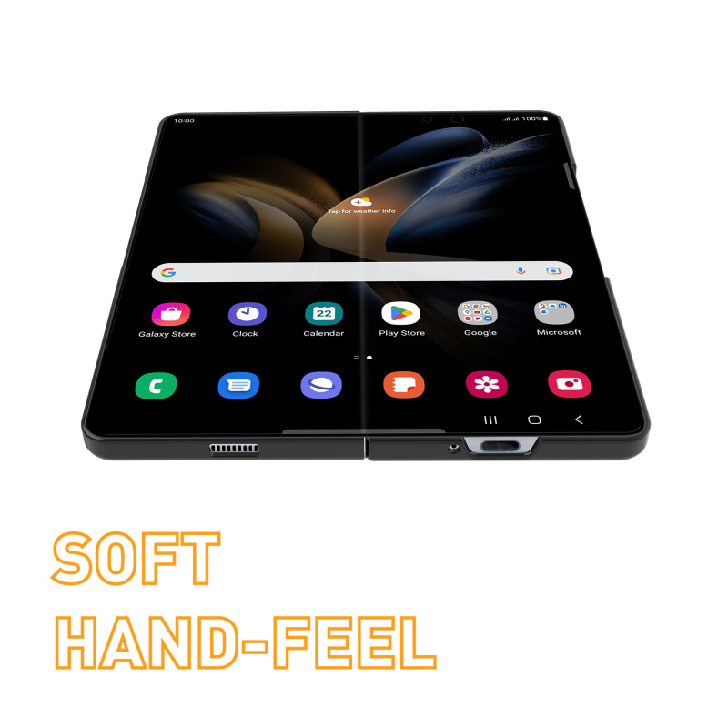 ARMOR Samsung Galaxy Z Fold 5 全真皮電話保護殼_霧峰藍