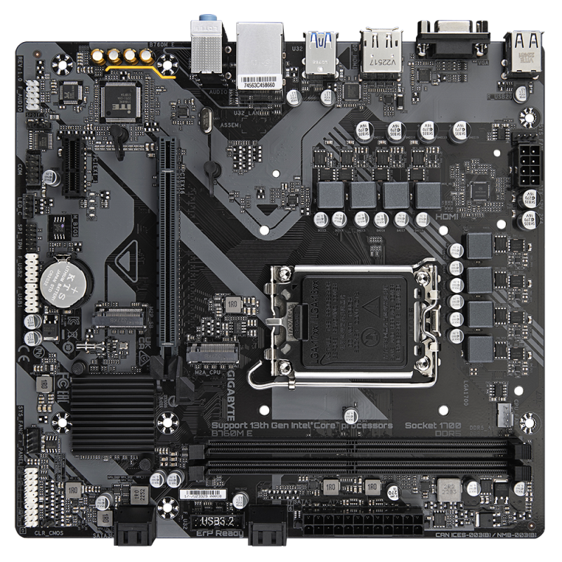 GIGABYTE B760M E MATX (LGA1700)