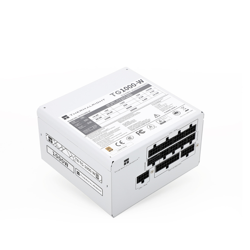 Thermalright TG-1000W POWER SUPPLY [PCIE5.0 & ATX3.0] 80 PLUS Gold ( Black / White )