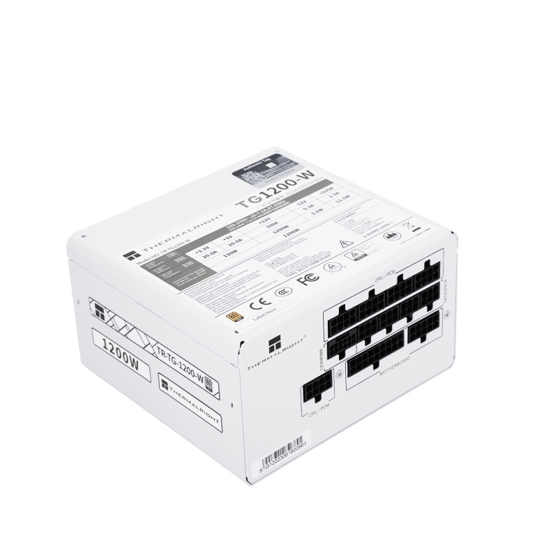 Thermalright TG-1200W POWER SUPPLY [PCIE5.0 & ATX3.0] 80 PLUS Gold ( Black / White )