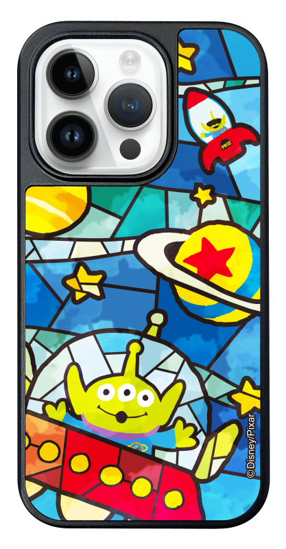 i-Smart-迪士尼彩繪玻璃手機殼 (iPhone15人氣角色系列)