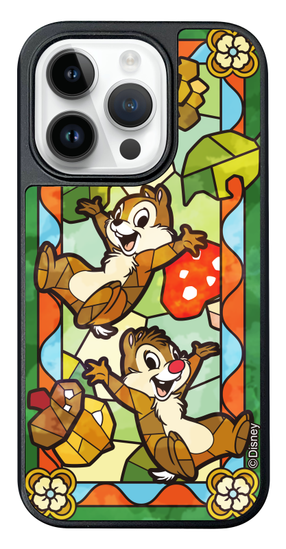 i-Smart-迪士尼彩繪玻璃手機殼 (iPhone15人氣角色系列)