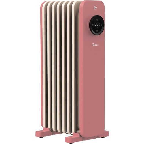 Midea 美的 1500W 7片電子式充油暖爐 NY15-21DP (粉紅色)