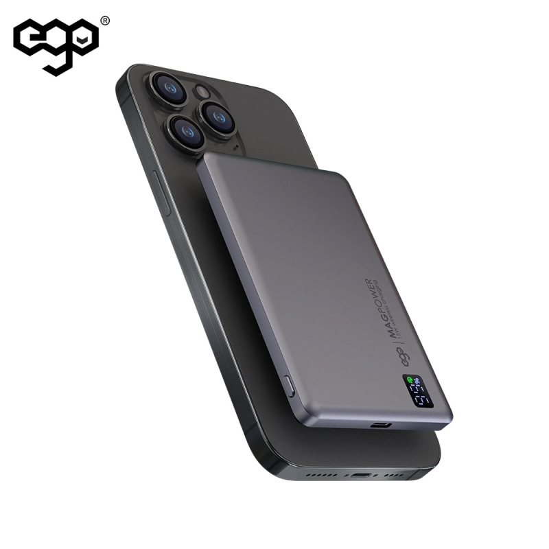 【iPhone15 適用】EGO MAGPOWER Gen.4.1 5000mAh magsafe 移動電源 15A【原裝行貨 一年保養】