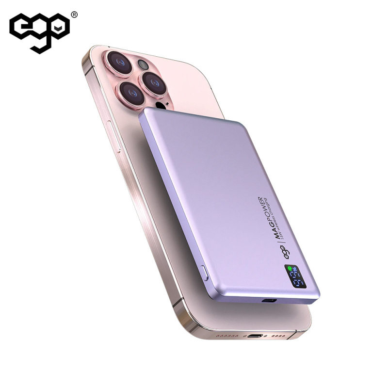 【iPhone15 適用】EGO MAGPOWER Gen.4.1 5000mAh magsafe 移動電源 15A【原裝行貨 一年保養】