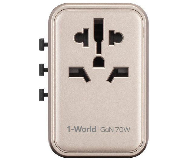 Momax - 1-World 70W GaN  方便式旅行插座 UA8A