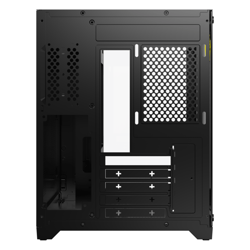 Acegeek Aquarium M345 M-ATX Tempered Glass - 黑色