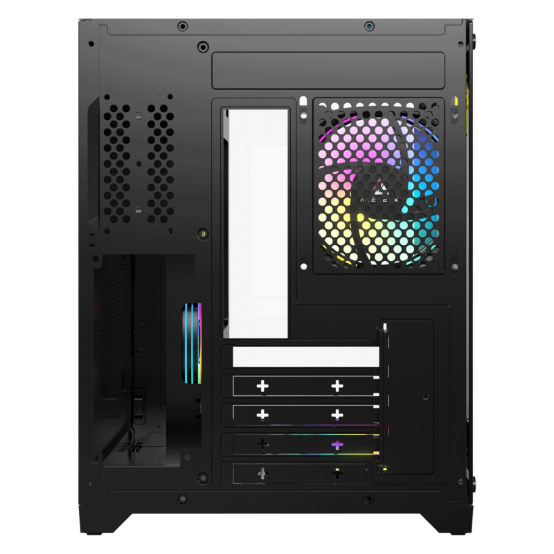 Acegeek Aquarium M345 M-ATX Tempered Glass - 黑色