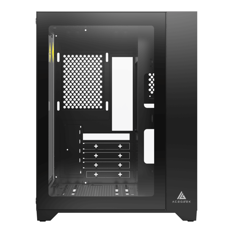 Acegeek Aquarium M345 M-ATX Tempered Glass - 黑色