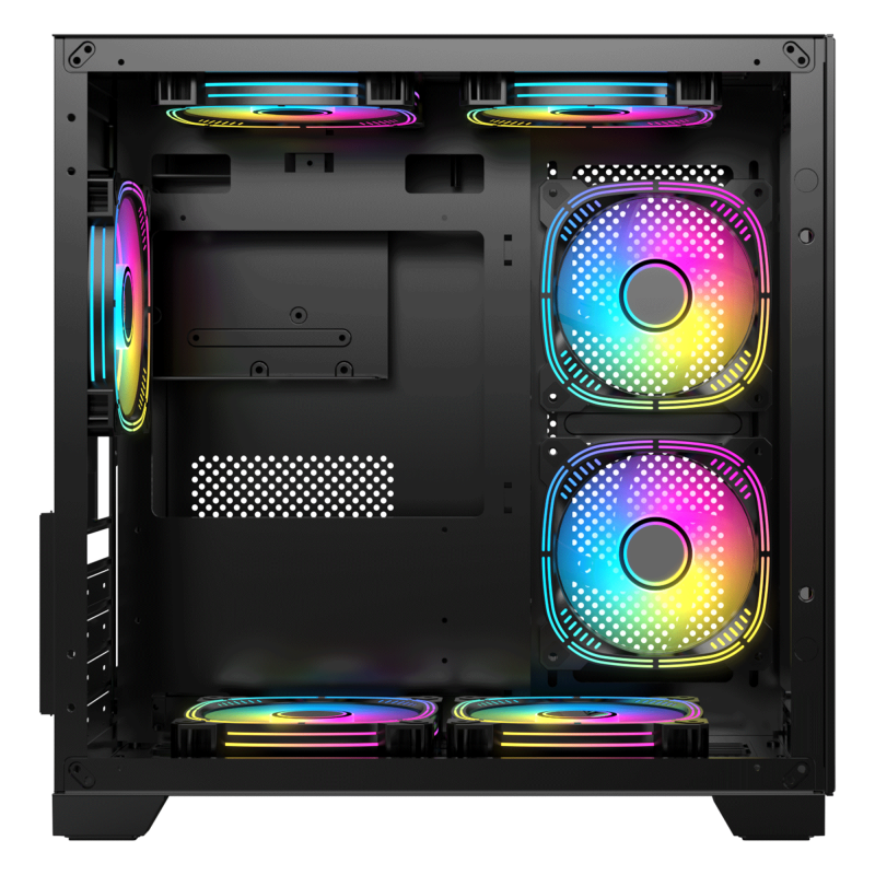 Acegeek Aquarium M345 M-ATX Tempered Glass - 黑色