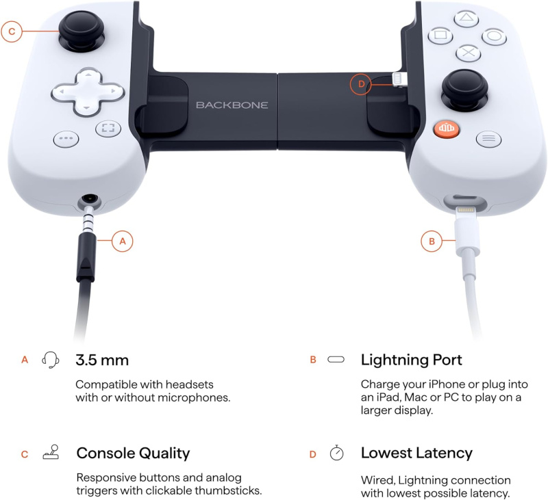 Backbone One for iPhone PlayStation Edition 遊戲控制器