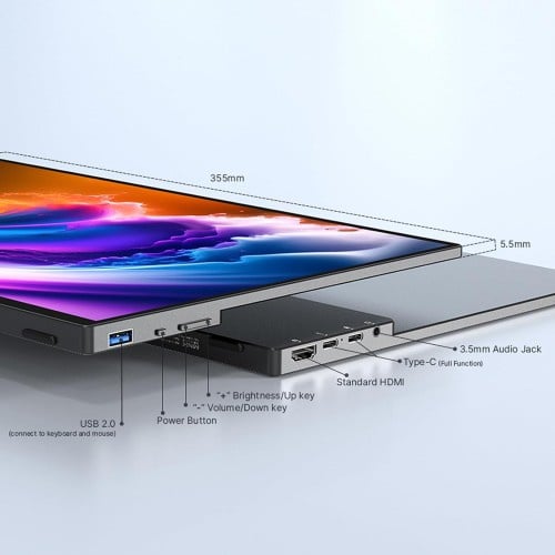 Minix SF16T 16” Portable Touchscreen Monitor 便攜式顯示器 (觸控屏幕)