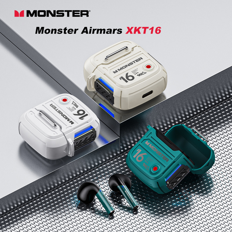 MONSTER XKT16 低延遲電競真無綫藍牙耳機 [大動圈單元/半入耳式設計]