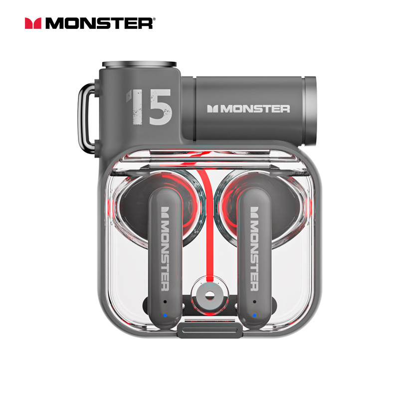 Monster/魔聲 XKT15 藍牙5.3 低延遲遊戲電競真無線耳機