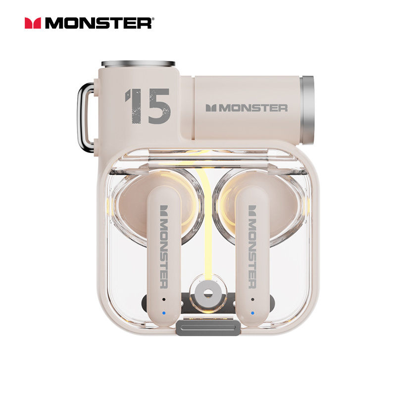 Monster/魔聲 XKT15 藍牙5.3 低延遲遊戲電競真無線耳機