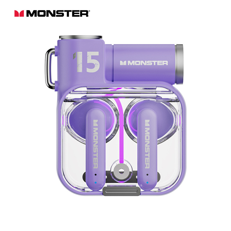 Monster/魔聲 XKT15 藍牙5.3 低延遲遊戲電競真無線耳機