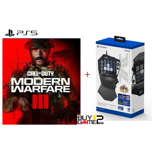 PS5 Call of Duty: Modern Warfare 3 [中文/ 英文版] + HORI TAC 戰術指揮官機械鍵盤優惠套裝