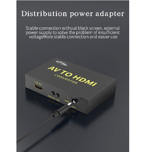 EKL-AVH AV轉hdmi轉換器S端子轉HDMI 電腦電視轉換器