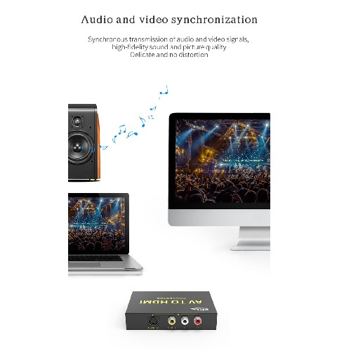 EKL-AVH AV轉hdmi轉換器S端子轉HDMI 電腦電視轉換器