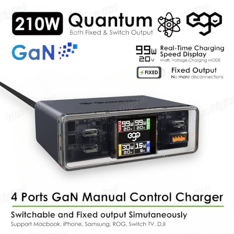 EGO 210W Quantum 量子充電器 QT210
