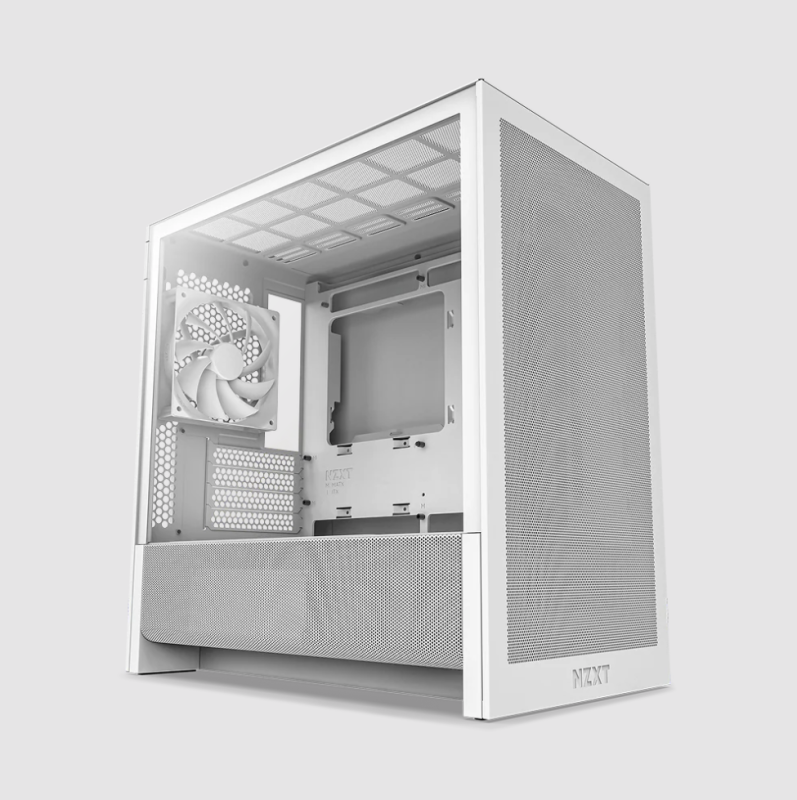 NZXT H3 Flow New Micro-ATX Airflow Case - ( Black / White ) NZXT H3 Flow New Micro-ATX Airflow Case - ( Black / White )