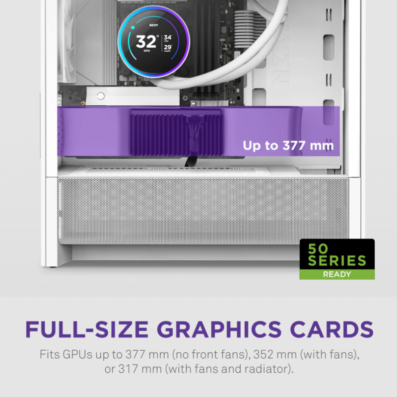 NZXT H3 Flow New Micro-ATX Airflow Case - ( Black / White ) NZXT H3 Flow New Micro-ATX Airflow Case - ( Black / White )