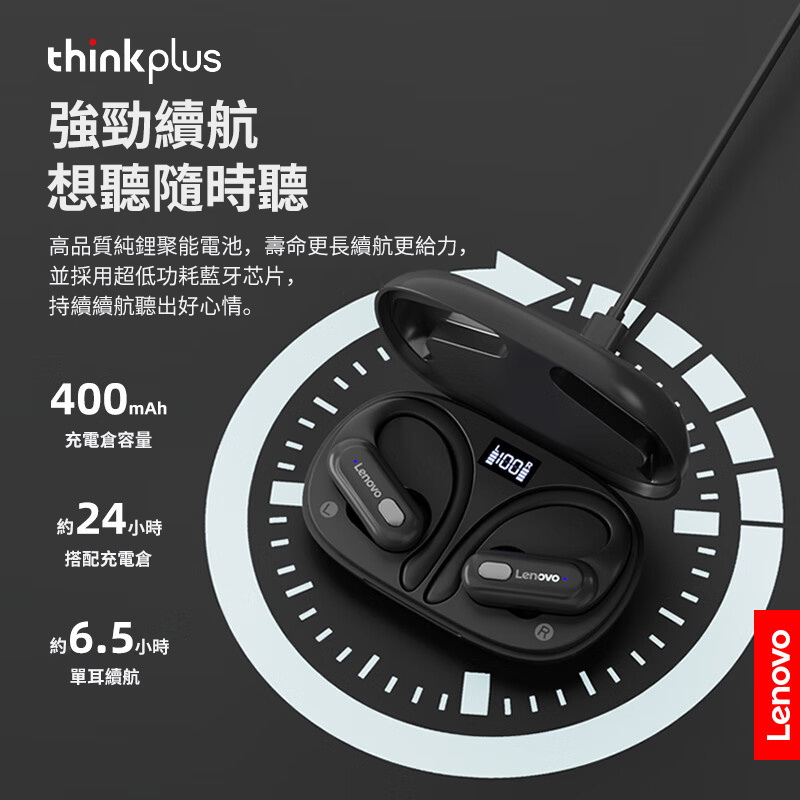 Lenovo Thinkplus XT60 TWS 運動藍牙耳機