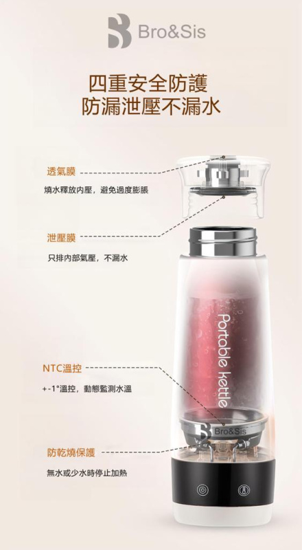 Bro&Sis 便攜式加熱瓶
