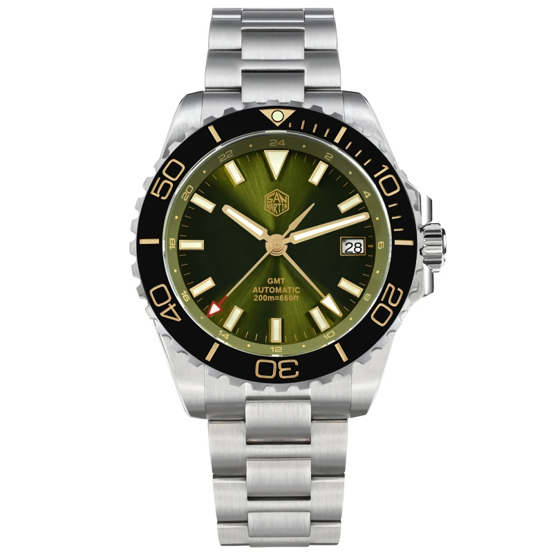SAN MARTIN SN0136-G GMT 機械錶