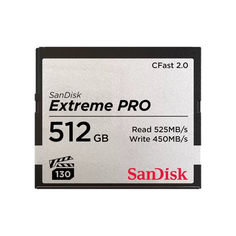 SanDisk Extreme PRO CFast 2.0 記憶卡 ( 64GB /128GB /256GB /512GB )