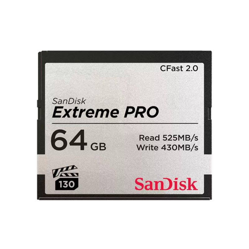 SanDisk Extreme PRO CFast 2.0 記憶卡 ( 64GB /128GB /256GB /512GB )